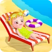 Baby Hazel At Beach