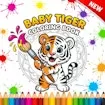Baby Tiger Coloring Book