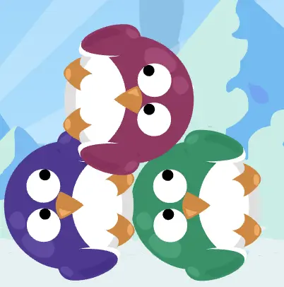 Colorful Penguins