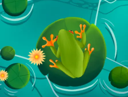 Hunting Frog