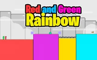 Red and Green Rainbow