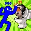 Stickman Hero Skibidi Tower Defense