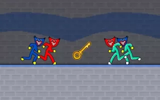 Stickman Huggy Party Duo
