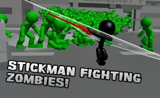 Stickman Killing Zombie 3D